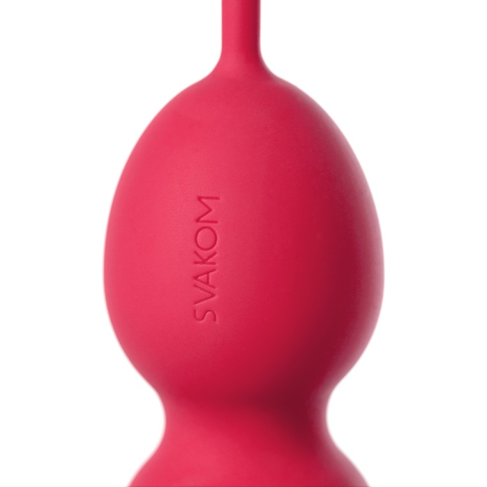 Набор розовых вагинальных шариков Nova Ball со смещенным центром тяжести. Фотография 11.