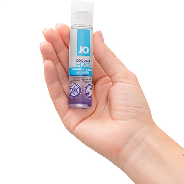 Охлаждающий лубрикант на водной основе JO Personal Lubricant H2O COOLING - 30 мл - JO H2O Classic. Фотография 3.