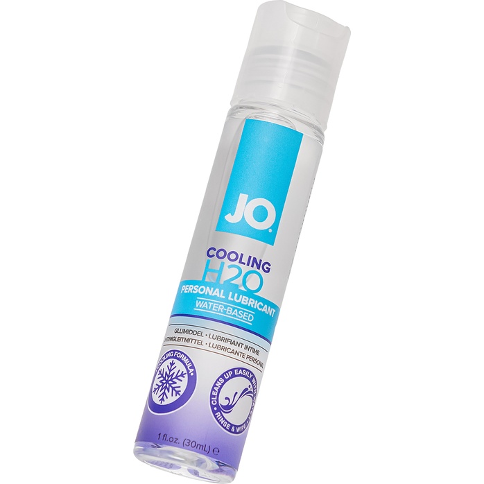 Охлаждающий лубрикант на водной основе JO Personal Lubricant H2O COOLING - 30 мл - JO H2O Classic. Фотография 4.
