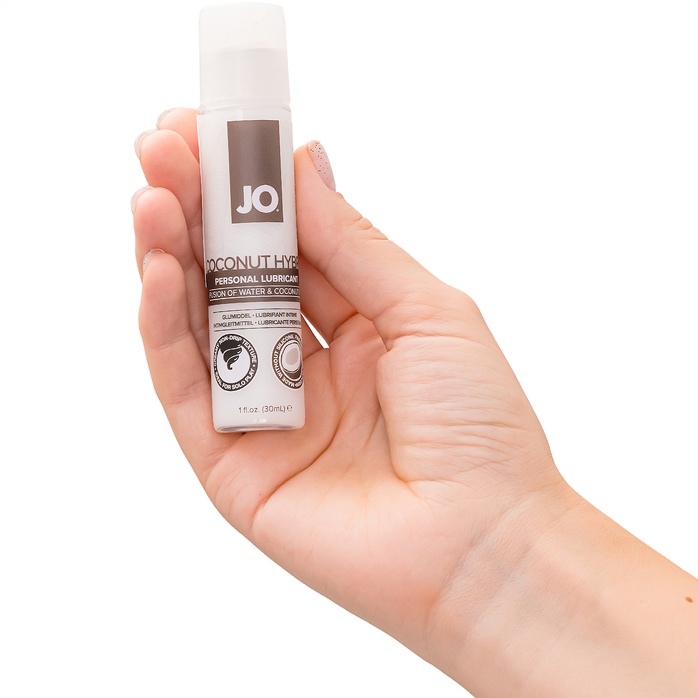 Водно-масляный лубрикант JO Silicon free Hybrid Lubricant ORIGINAL- 30 мл - JO Silicone free Hybrid. Фотография 3.