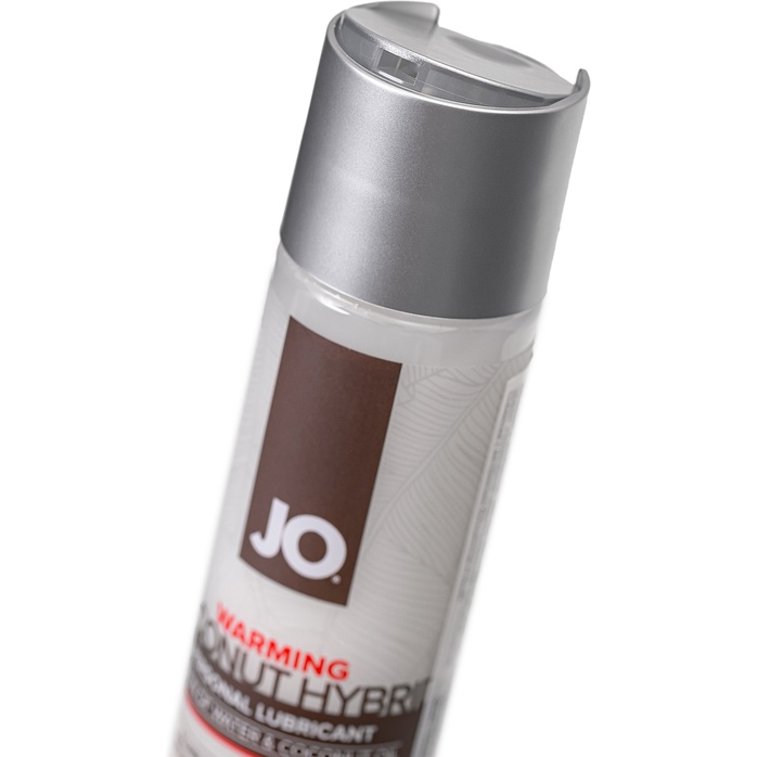 Водно-масляный лубрикант с разогревающим эффектом Hybrid Lubricant WARMING - 120 мл - JO Silicone free Hybrid. Фотография 5.