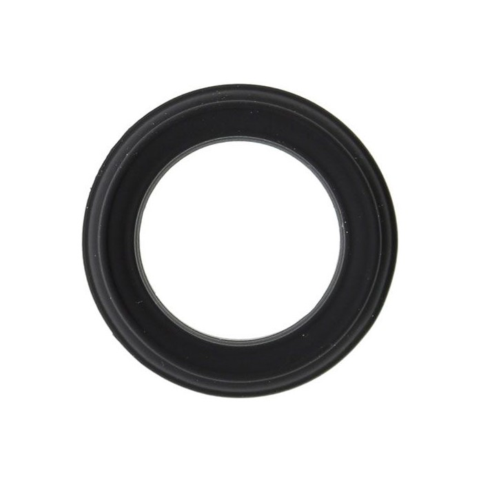 Чёрное силиконовое эрекционное кольцо PLAY CANDI MALLOW POP BLACK - Play Candi