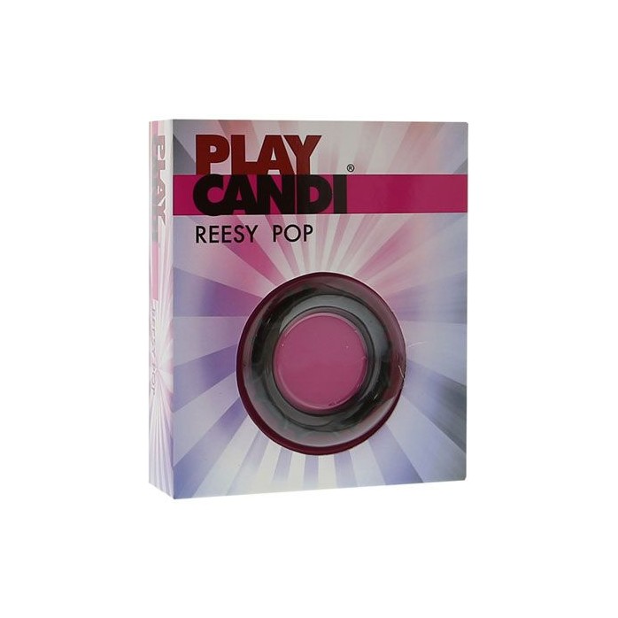 Чёрное эрекционное кольцо PLAY CANDI REESY POP - Play Candi. Фотография 2.