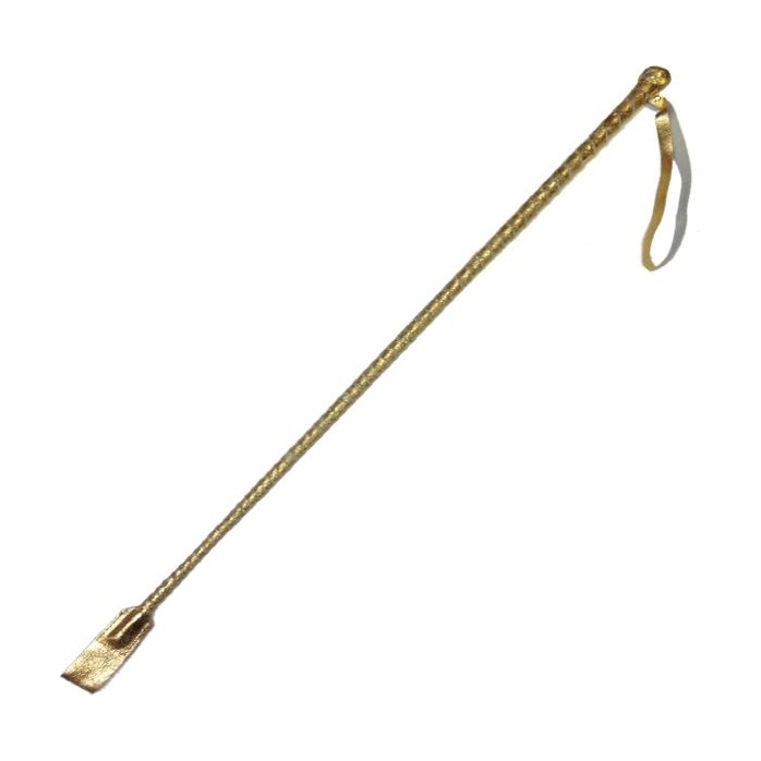 Золотистый спанкерный стек с хлопушкой - 75 см