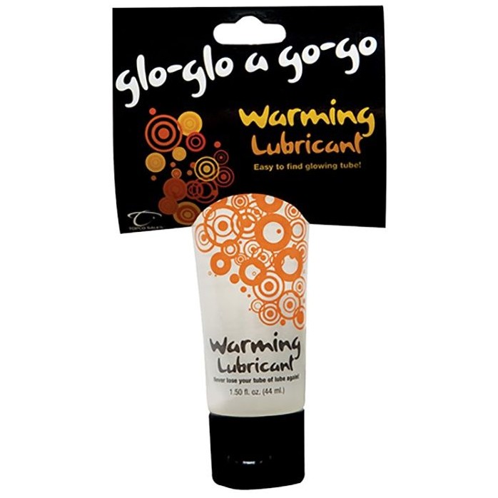 Светящийся в темноте, согревающий лубрикант Glo-Glo-a-Go-Go Warming Lubricant - 44 мл - Glo-Glo-a-Go-Go