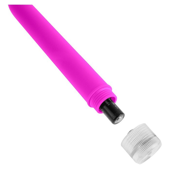 Фиолетовый водонепроницаемый вибратор Neon Luv Touch Vibe - 19 см - Neon Luv Touch. Фотография 2.