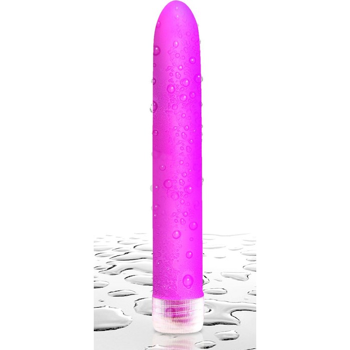 Фиолетовый водонепроницаемый вибратор Neon Luv Touch Vibe - 19 см - Neon Luv Touch. Фотография 3.