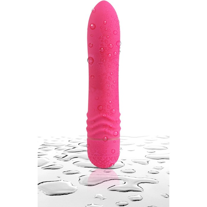 Розовый водонепроницаемый вибратор Neon Luv Touch Vibe - 19 см - Neon Luv Touch. Фотография 3.