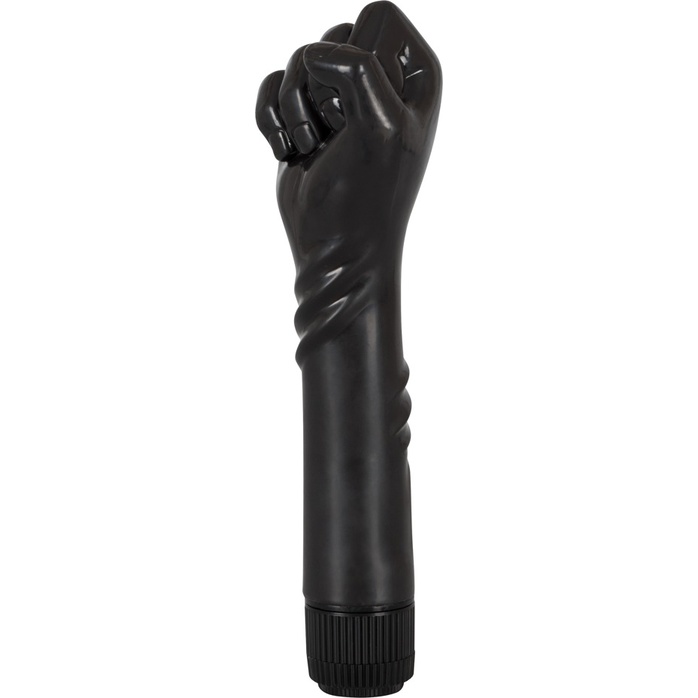 Чёрный вибратор-рука для фистинга The Black Fist Vibrator - 24 см - You2Toys. Фотография 4.