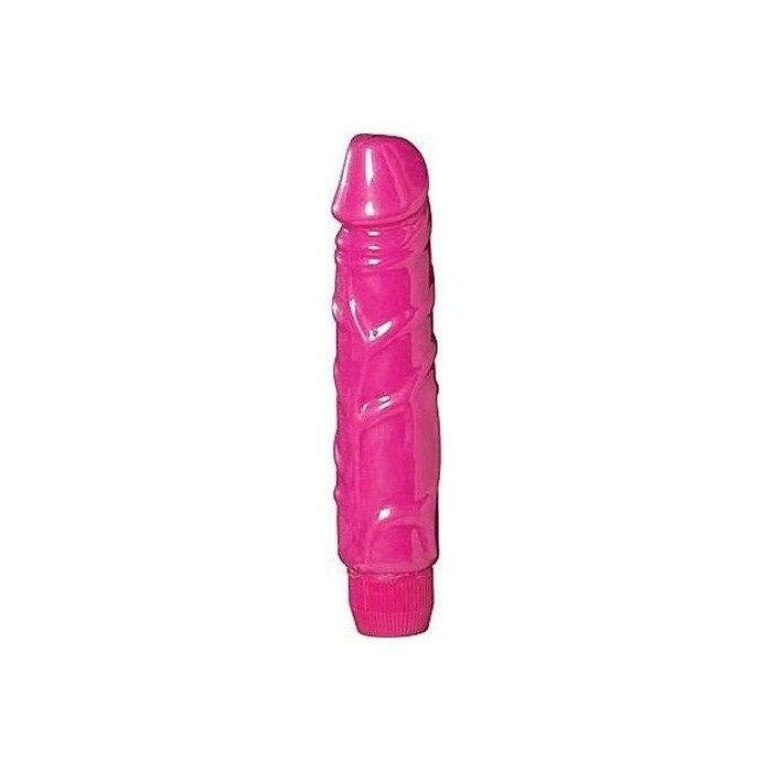 Розовый вибратор The Steady One - 18,5 см