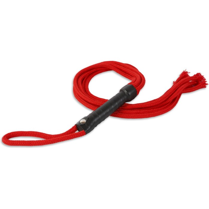 Красная верёвочная плеть-шестихвостка - 80 см