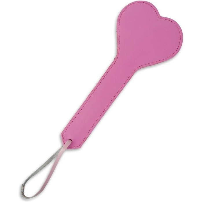 Розовая шлёпалка в форме сердечка - 29 см. Фотография 3.