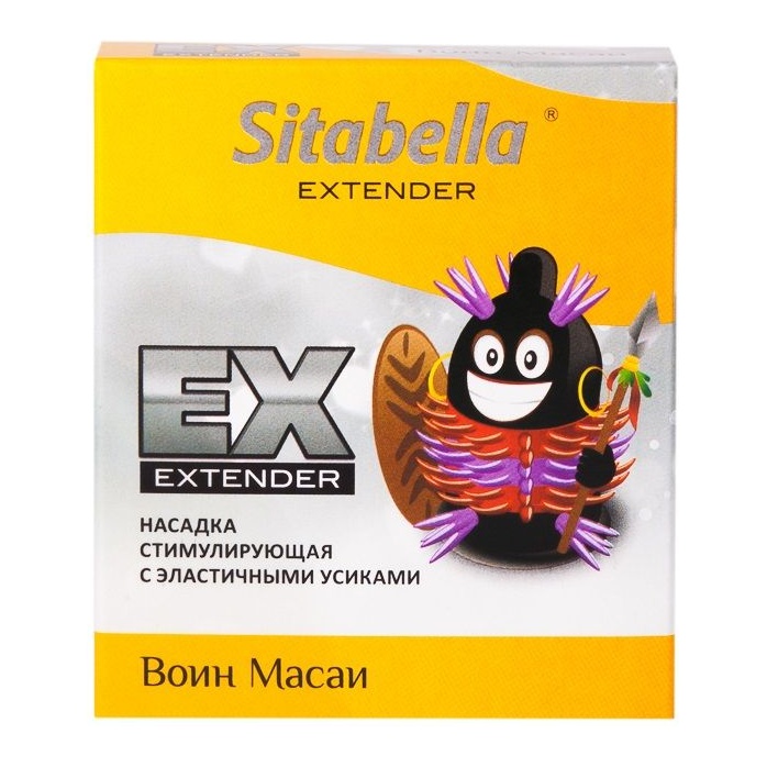 Стимулирующая насадка Sitabella Extender Воин Масаи - Sitabella condoms