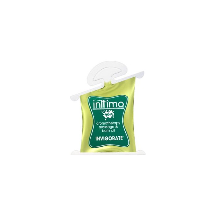 Масло для массажа Inttimo Invigorate с ароматом эвкалипта и лимона - 10 мл - Inttimo by Wet
