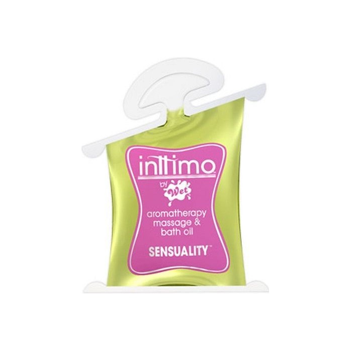 Масло для массажа Inttimo Sensuality с ароматом иланг-иланга и туберозы - 10 мл - Inttimo by Wet