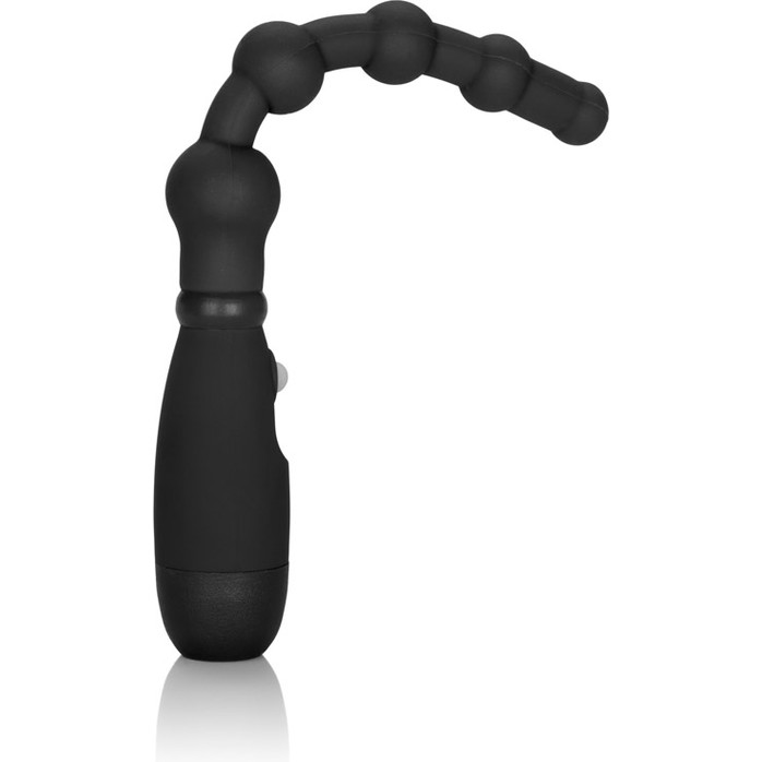 Черная анальная цепочка с вибрацией Booty Call Booty Flexer - 14,5 см - Booty Call. Фотография 3.