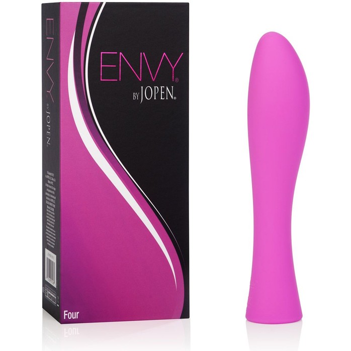 Вибромассажер Envy 4 из розового силикона - 17,75 см - Envy. Фотография 6.