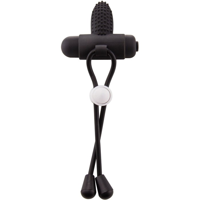 Утягивающее лассо черного цвета Tentacle Cockring - Shots Toys