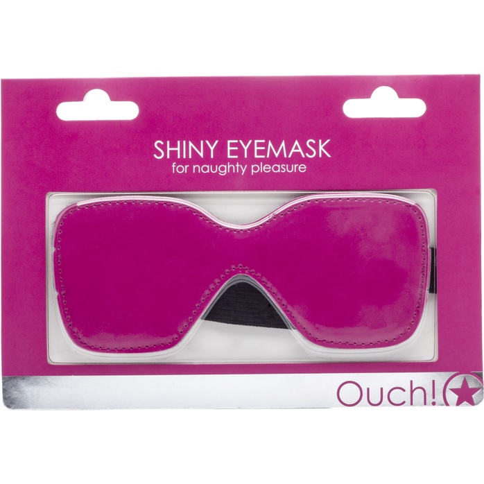 Розовая маска Shiny Eyemask - Ouch!. Фотография 2.