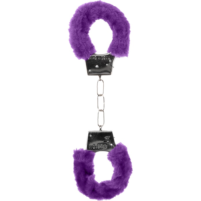 Пушистые фиолетовые наручники OUCH! Purple - Ouch!. Фотография 2.