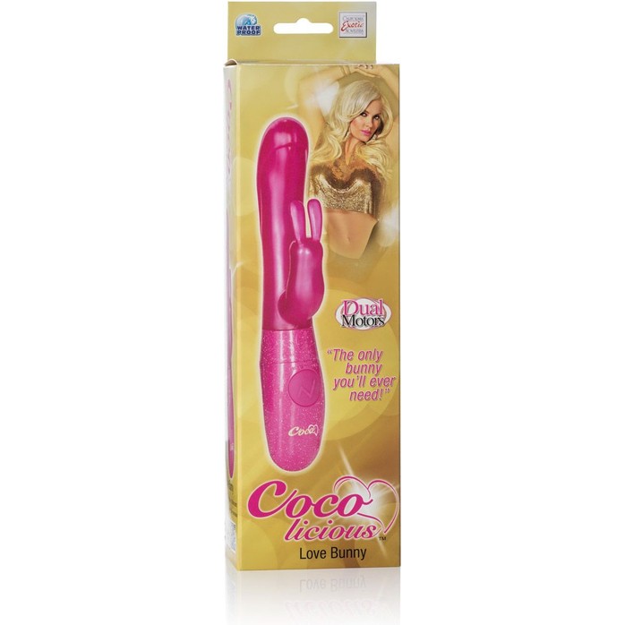 Розовый вибромассажер Love Bunny Vibes - 22 см - Coco Licious. Фотография 7.