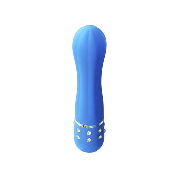 Синий вибратор Becky - 11,5 см