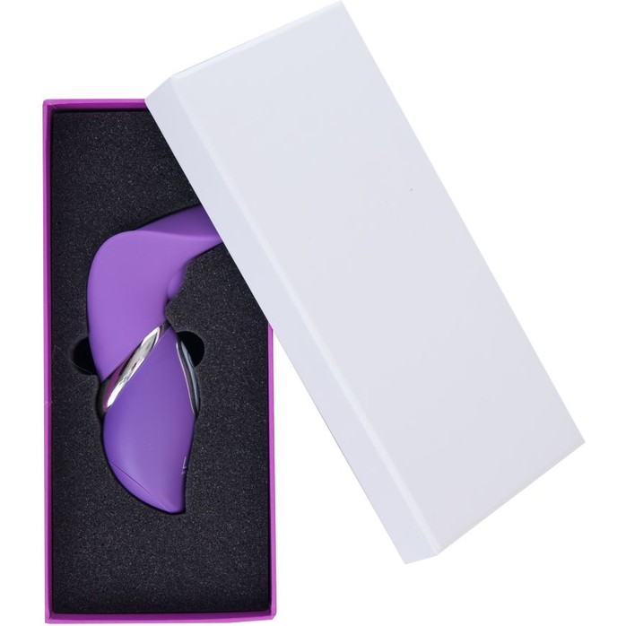 Фиолетовый вибратор Diana - 13,5 см. Фотография 2.