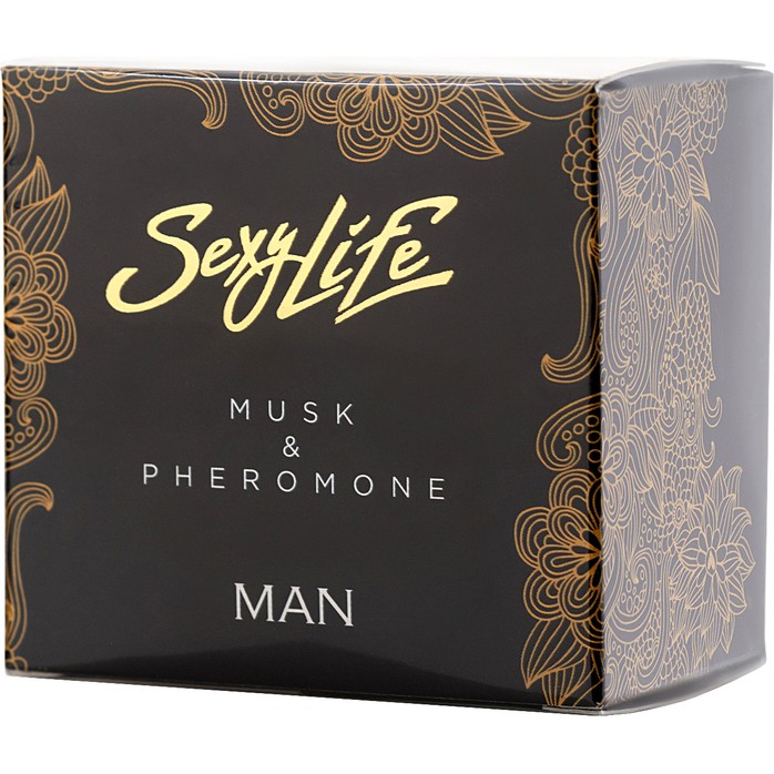 Ароматическое масло с феромонами Sexy Life Musk Pheromone man - 5 мл - Духи и спреи с феромонами Sexy Life. Фотография 2.
