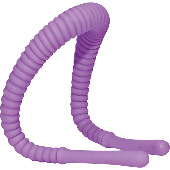 Фиолетовый гибкий фаллоимитатор Intimate Spreader для G-стимуляции - You2Toys