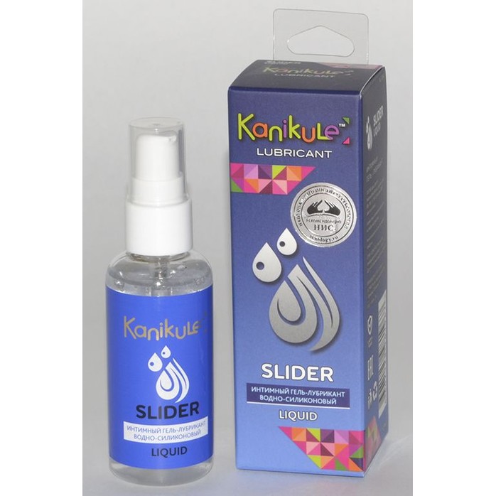 Водно-силиконовый лубрикант Slider Liquid - 50 мл - Kanikule lubricants
