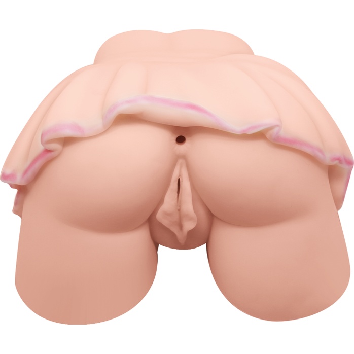 Вагина с анусом под приподнятой юбочкой