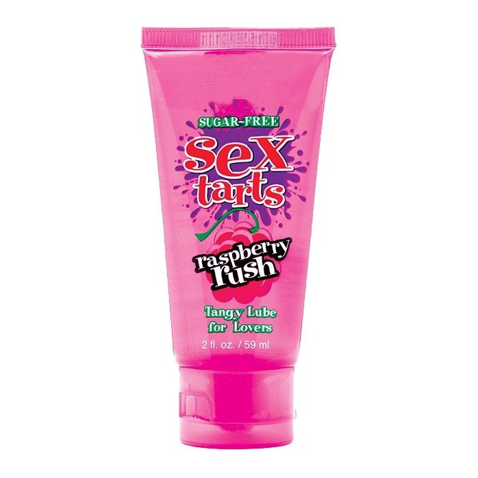 Оральный лубрикант Sex Tarts Lube Raspberry Rush с ароматом малины - 59 мл - Sex Tarts