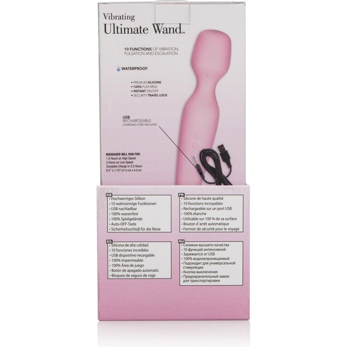 Вибромассажер Vibrating Ultimate Wand - 21,5 см - Inspire. Фотография 6.