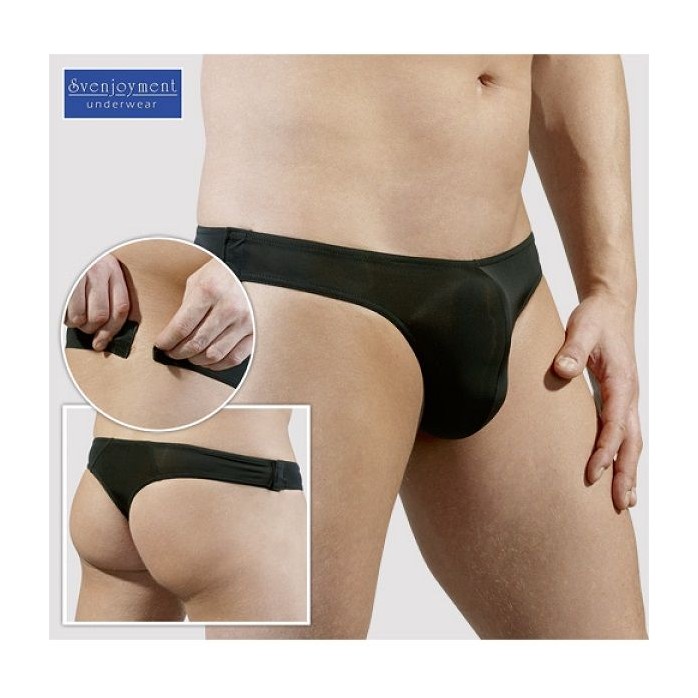 Мужские трусы-танга на липучке сбоку - Svenjoyment underwear. Фотография 2.