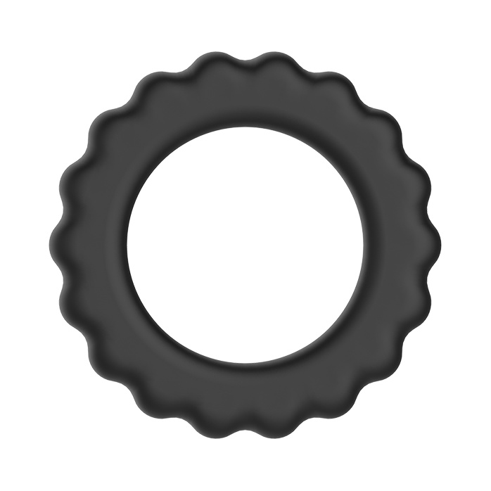 Эрекционное кольцо с крупными ребрышками Titan