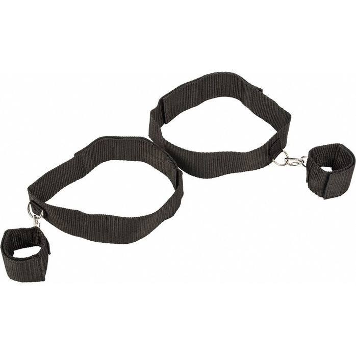 Оковы на цепочке Bondage Collection Thigh and Wrist Cuffs - Bondage Collection