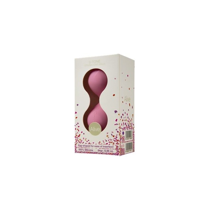 Розовые вагинальные шарики U-tone