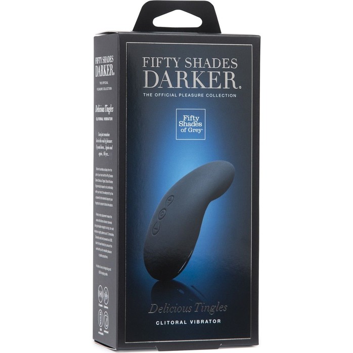 Клиторальный стимулятор Delicious Tingles USB Rechargeable Clitoral Vibrator - Fifty Shades Darker. Фотография 6.