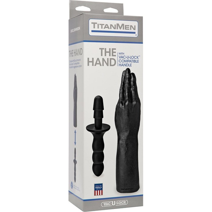 Рука для фистинга The Hand with Vac-U-Lock Compatible Handle - 42 см - TitanMen. Фотография 2.