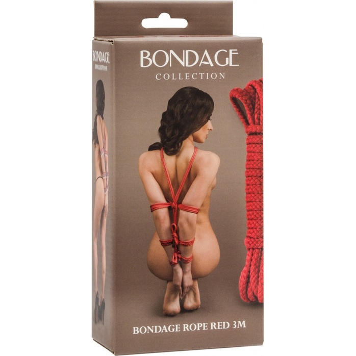 Красная веревка Bondage Collection Red - 3 м - Bondage Collection. Фотография 2.