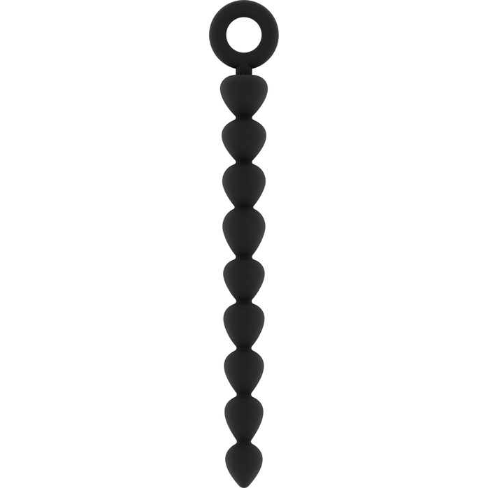 Чёрная анальная цепочка Anal Chain No.28 - 24,5 см - Sono