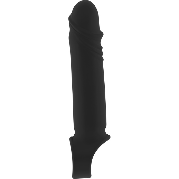 Чёрная удлиняющая насадка Stretchy Penis Extension No.31 - Sono. Фотография 2.
