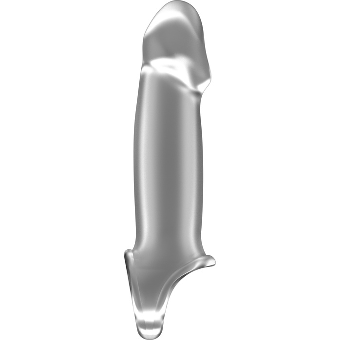 Прозрачная насадка с подхватом Stretchy Penis Extension No.33 - Sono. Фотография 2.