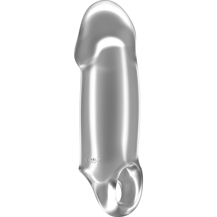 Прозрачная насадка Stretchy Thick Penis Extension No.37 - Sono