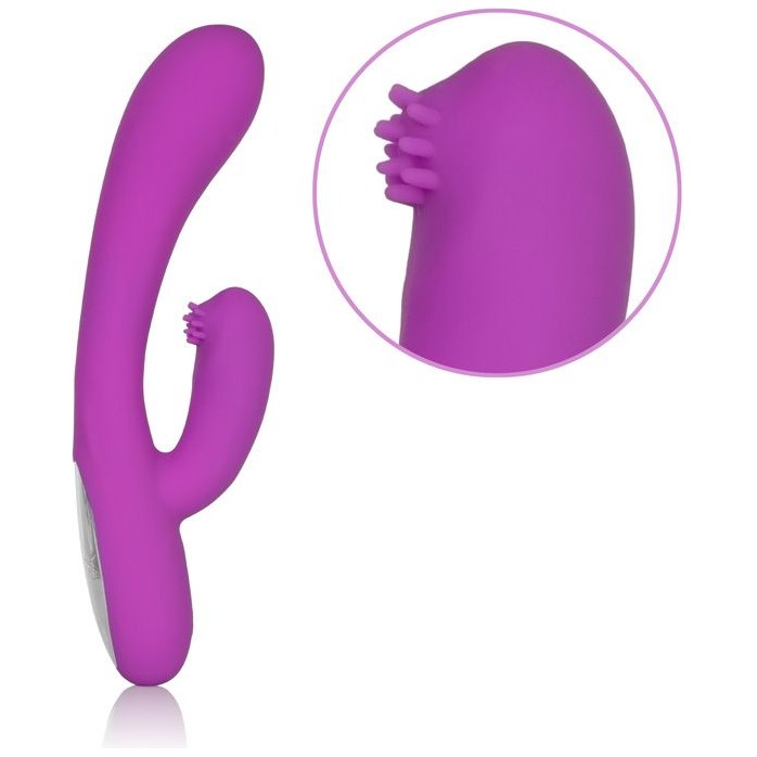 Фиолетовый перезаряжаемый вибромассажер Embrace Massaging G-Tickler - Embrace. Фотография 4.