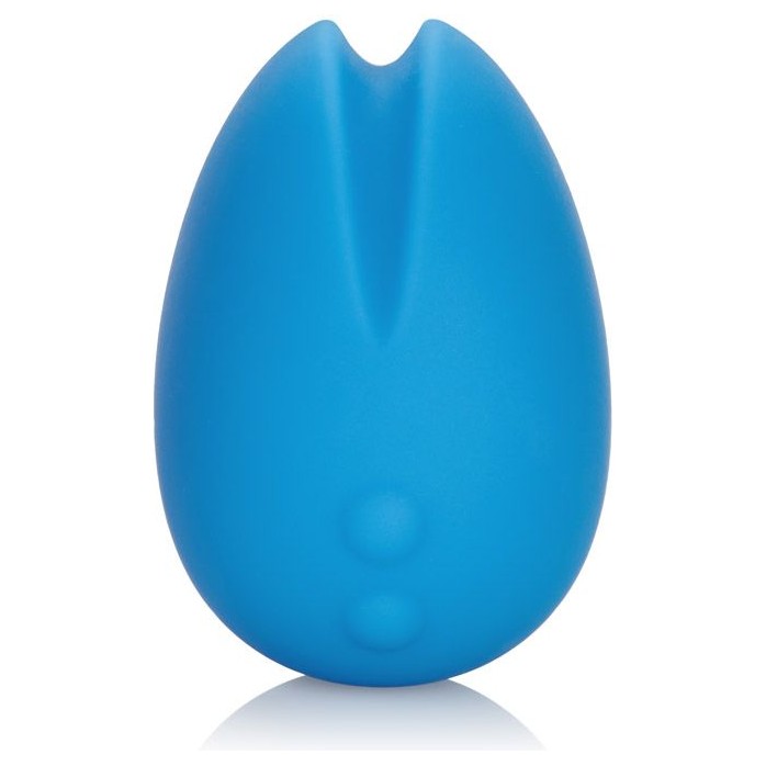 Голубой вибромассажер Mini Marvels Silicone Marvelous Eggciter - Mini Marvels