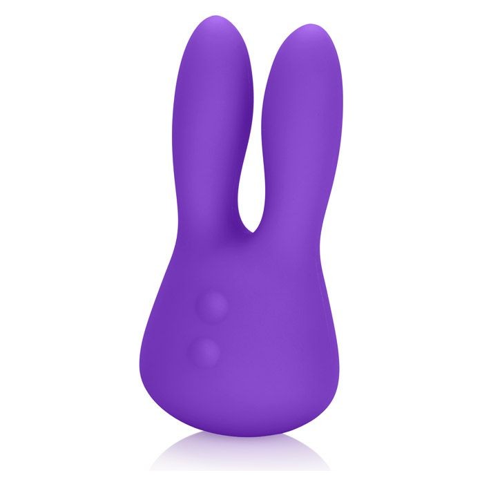Фиолетовый виброзайчик Mini Marvels Silicone Marvelous Bunny - Mini Marvels
