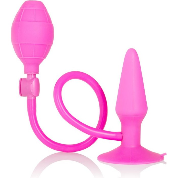 Розовый анальный расширитель Booty Call Booty Pumper Small - 9,5 см - Booty Call