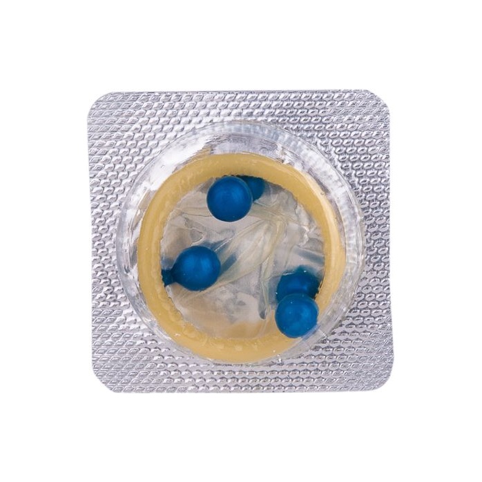 Стимулирующая насадка с шариками Возбуждающий эффект - Sitabella condoms. Фотография 4.