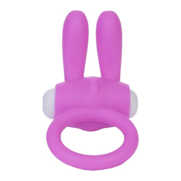 Розовое виброколечко для пениса Power Rabbit Clit Cockring. Фотография 2.